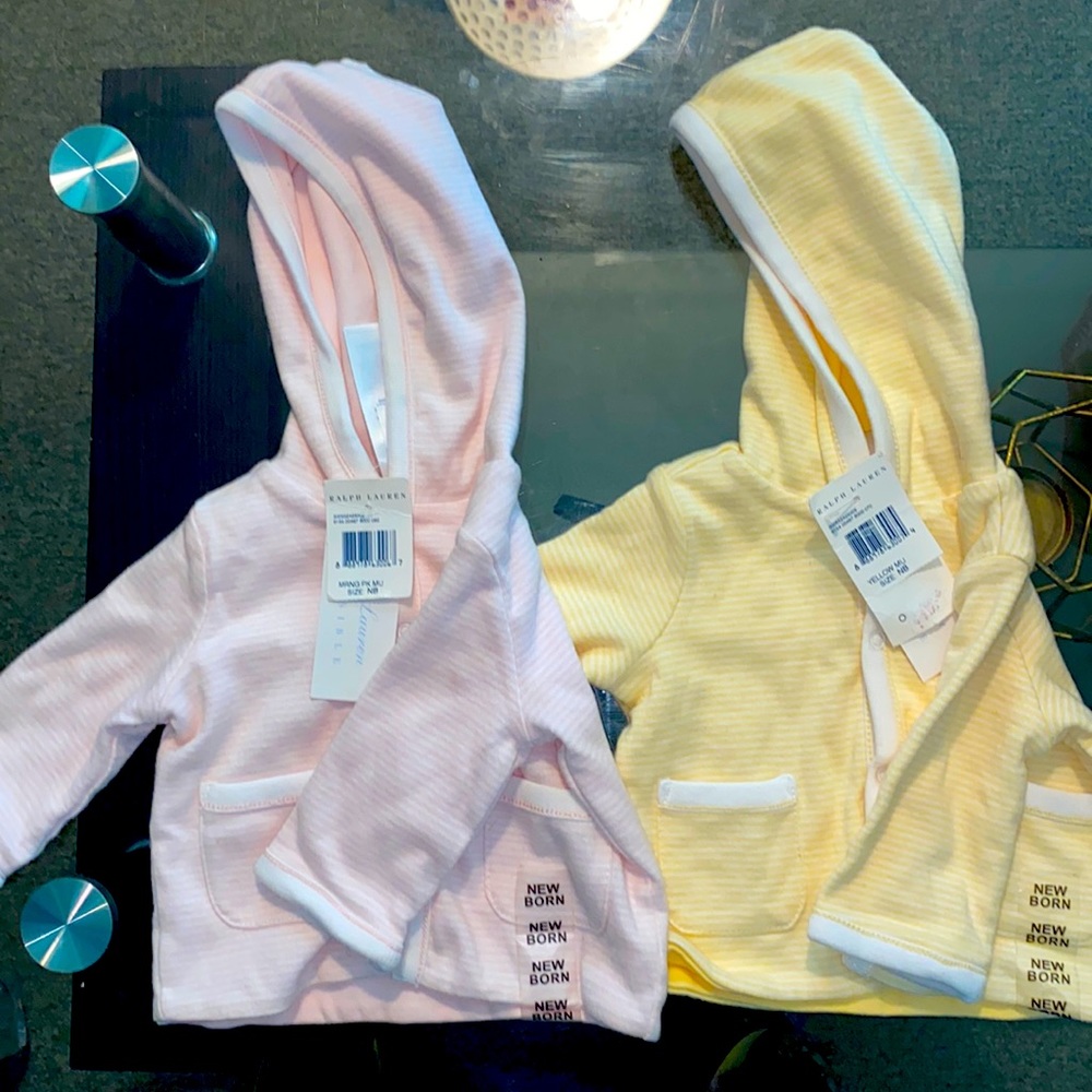 Brand new Ralph Lauren, baby newborn sweaters